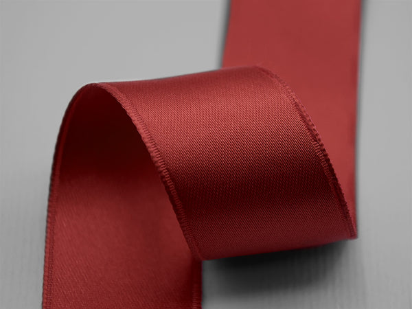 Double satin 30mm amaranth lateral tie