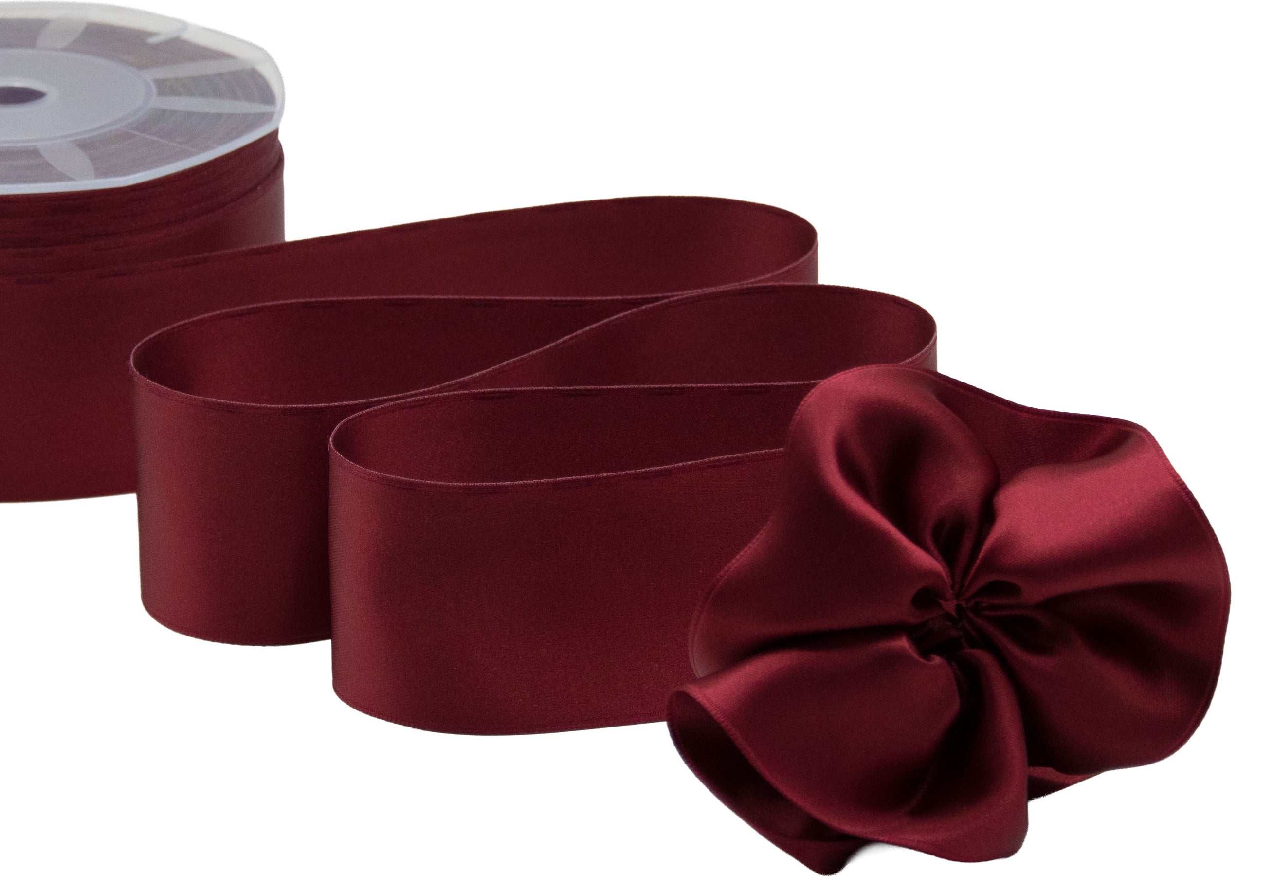 doppio raso tirante laterale 40 mm bordeaux