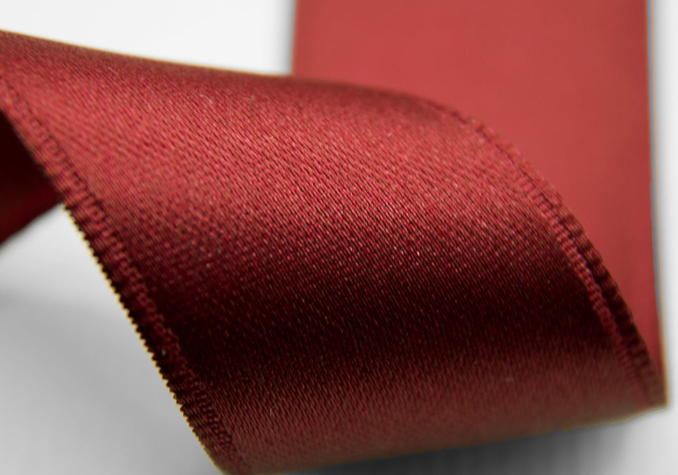 doppio raso tirante laterale 40 mm bordeaux