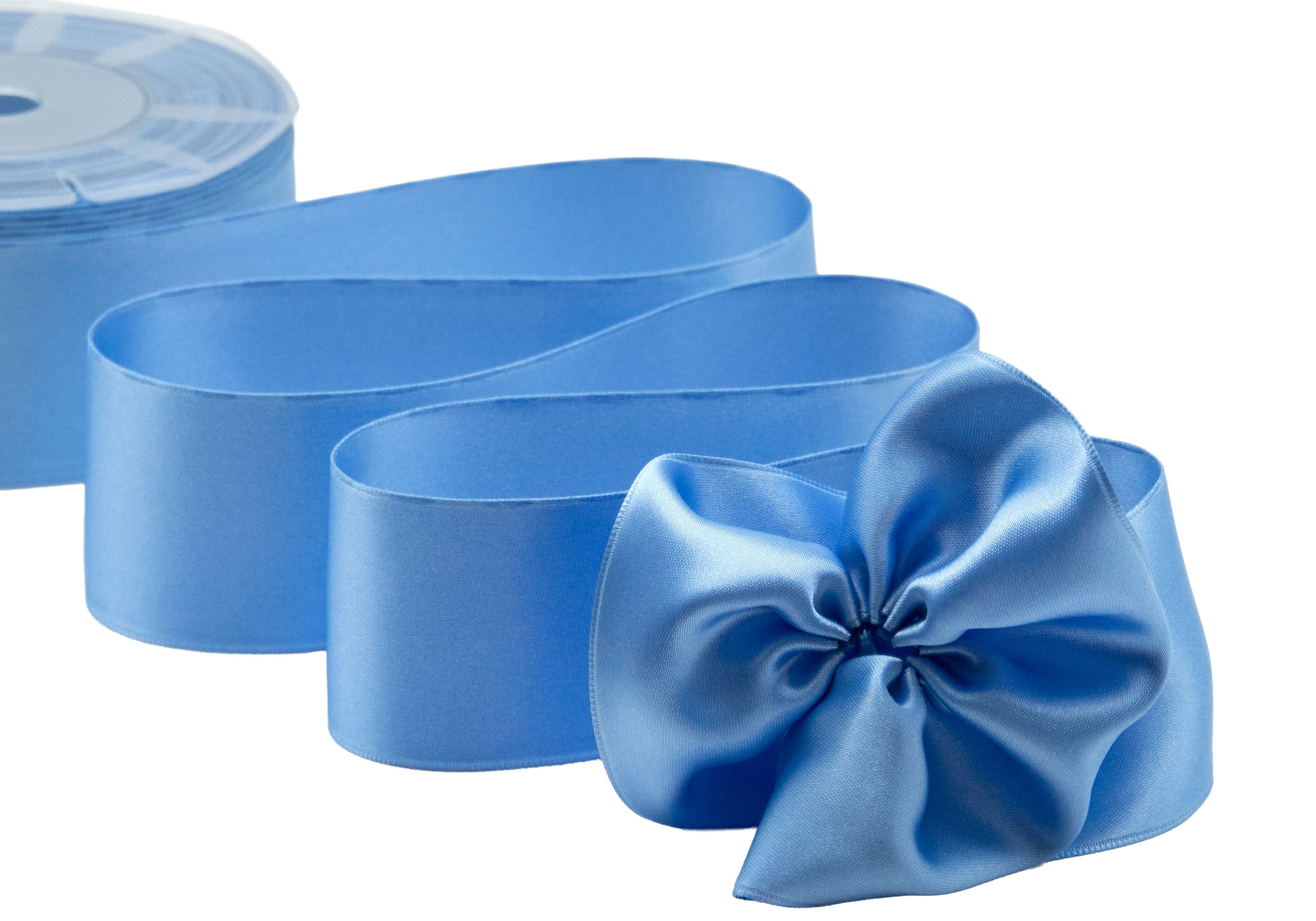 doppio raso tirante laterale 40 mm blu chiaro