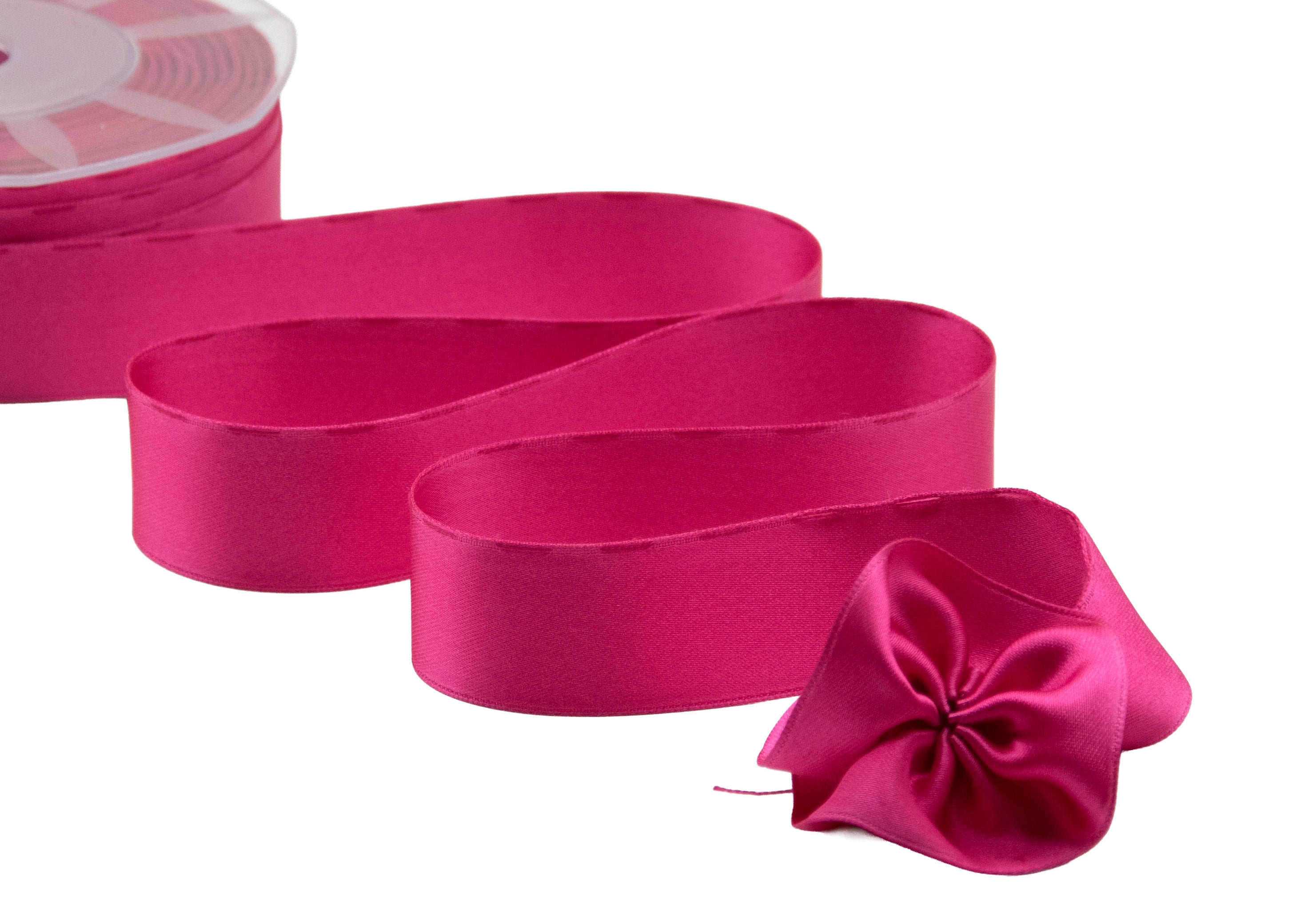 doppio raso tirante laterale 40 mm fucsia peonia