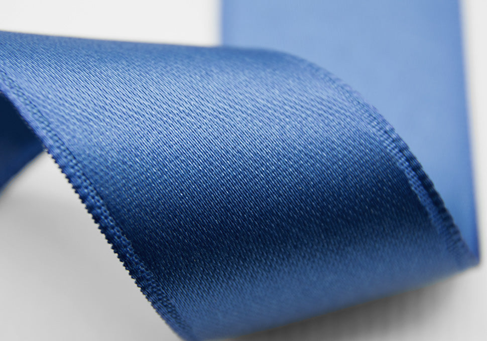 doppio raso tirante laterale 40 mm blu ardesia