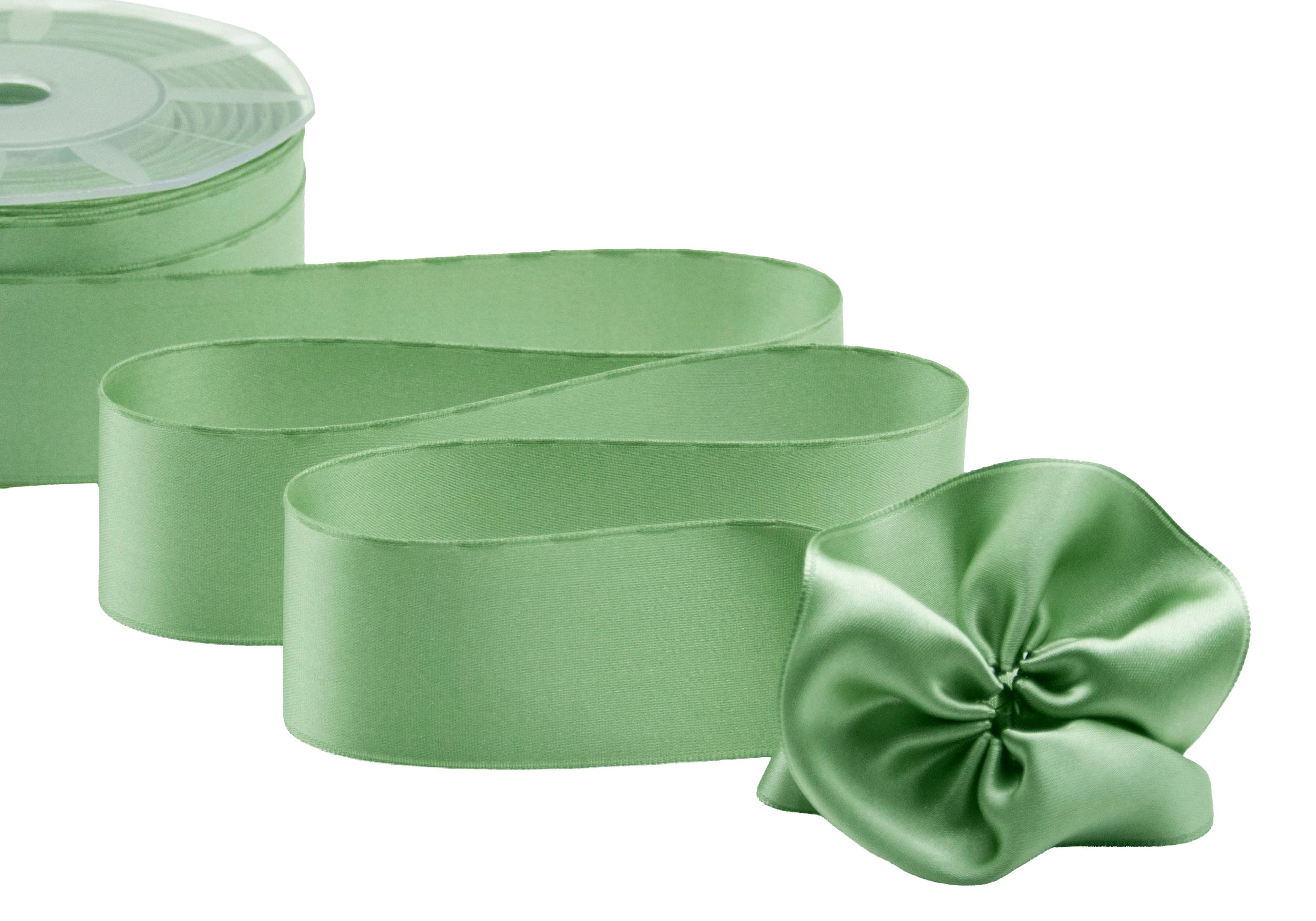 doppio raso tirante laterale 40 mm verde mare