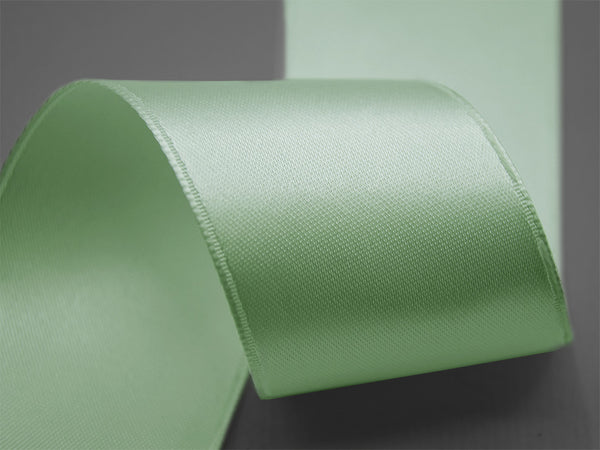 Double Satin 40mm Sea Green Lateral Tie