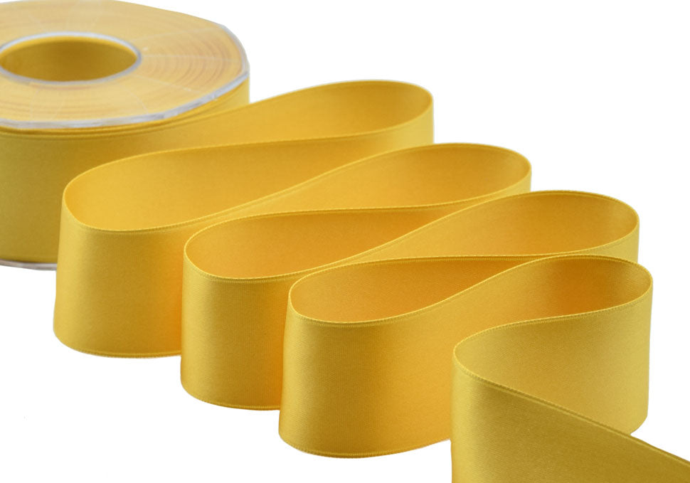 doppio raso 40 mm giallo sole