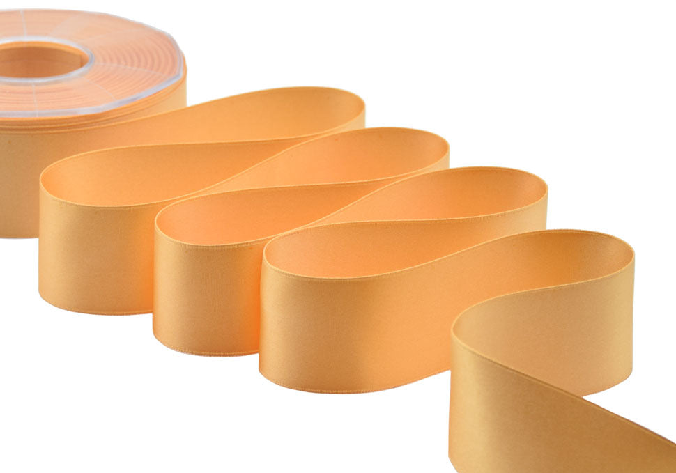 doppio raso 40 mm arancio becco d'oca