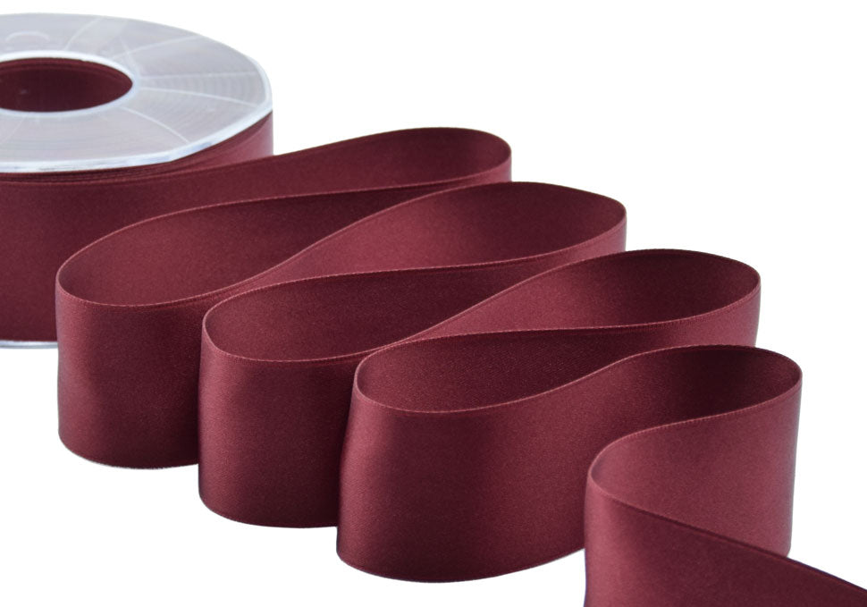 doppio raso 40 mm bordeaux