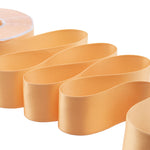 doppio raso 40 mm arancio albicocca