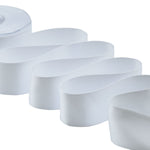 doppio raso 40 mm bianco naturale
