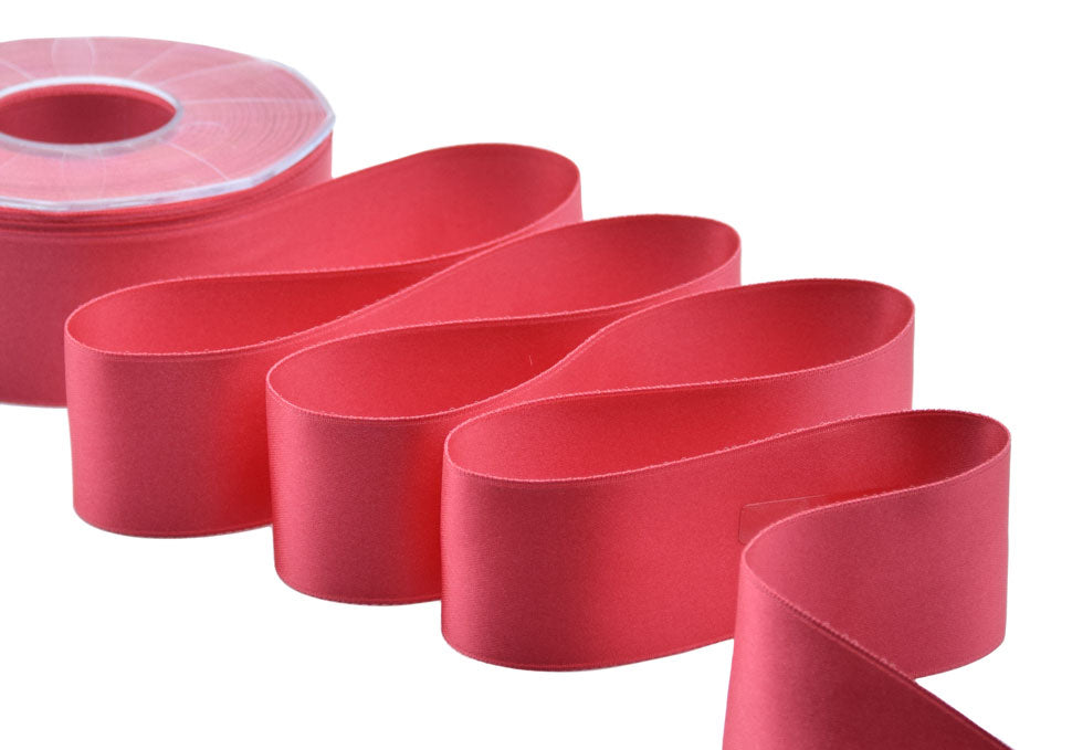 doppio raso 40 mm corallo