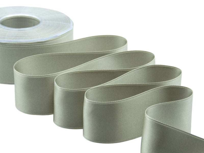Double Satin 40 mm gris tourterelle