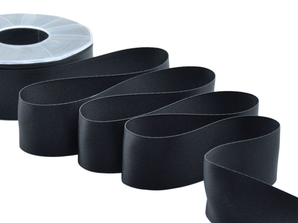 doppio raso 40 mm nero