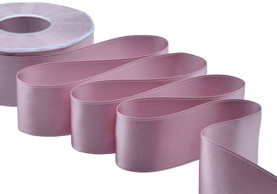 doppio raso 40 mm rosa antico