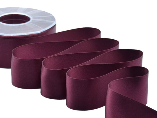 doppio raso 40 mm bordeaux scuro