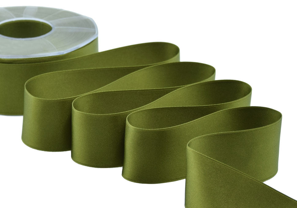 doppio raso 40 mm verde muschio