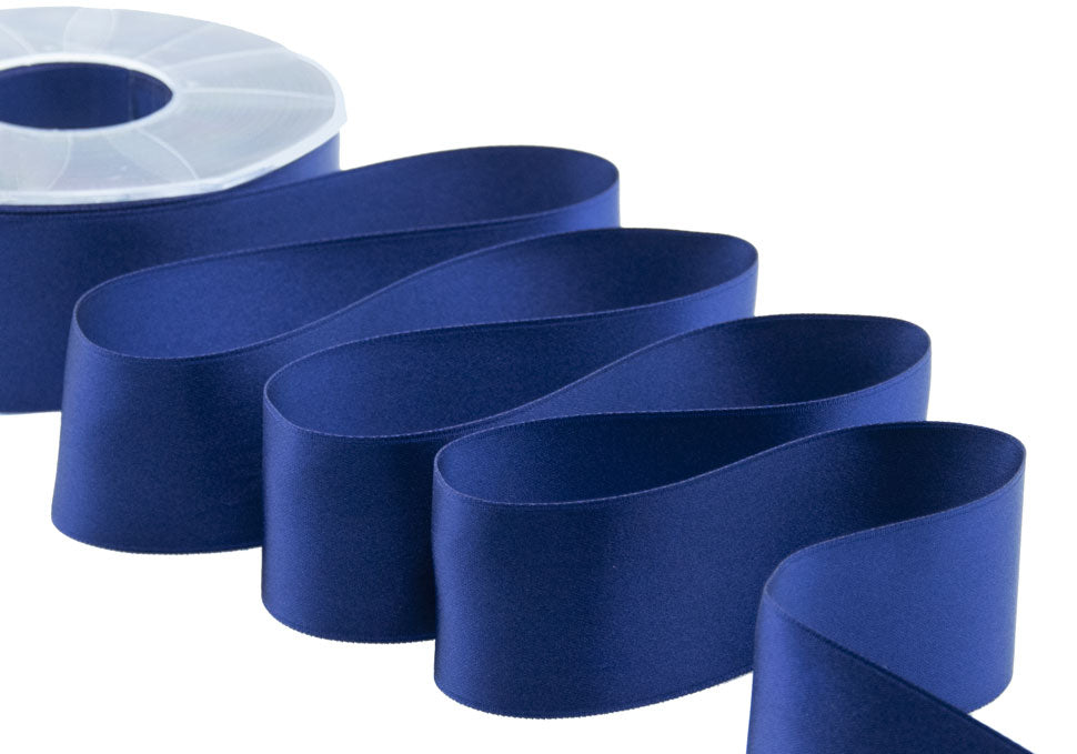 doppio raso 40 mm blu scuro