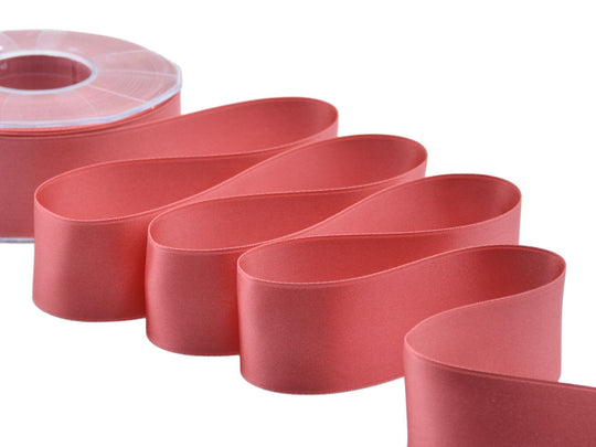 doppio raso 40 mm rosso corallo