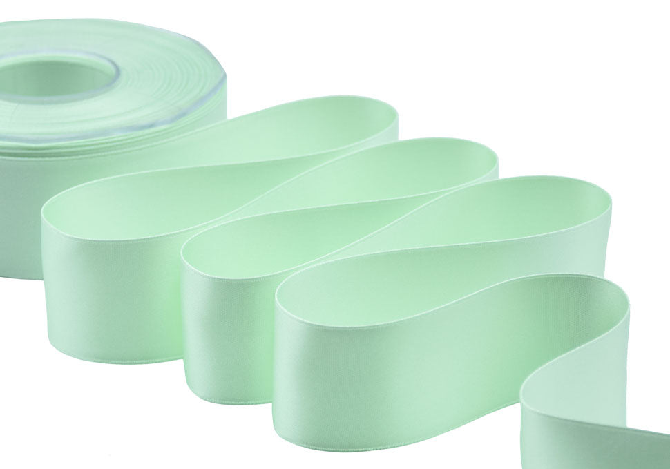 doppio raso 40 mm verde menta
