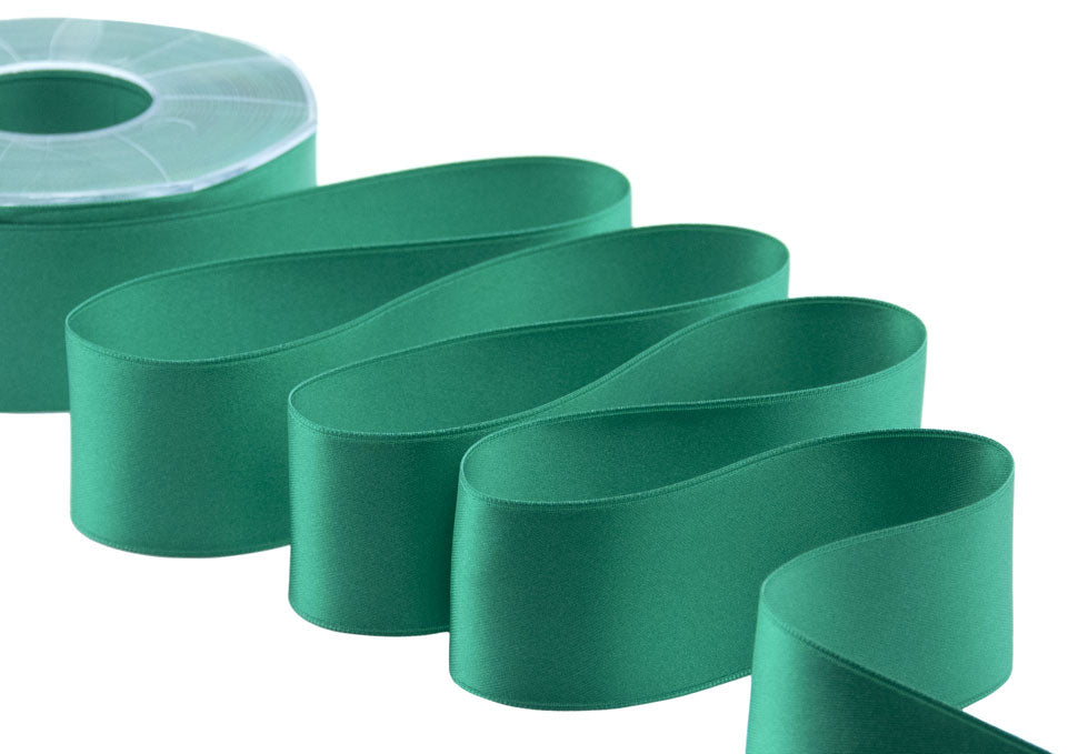 doppio raso 40 mm verde smeraldo