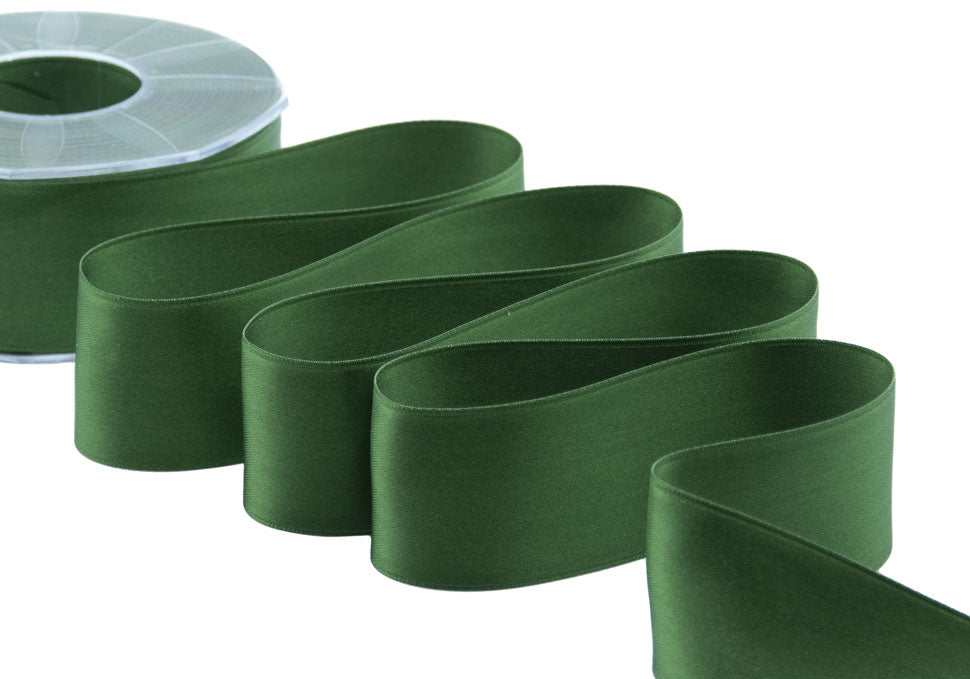 doppio raso 40 mm verde inglese