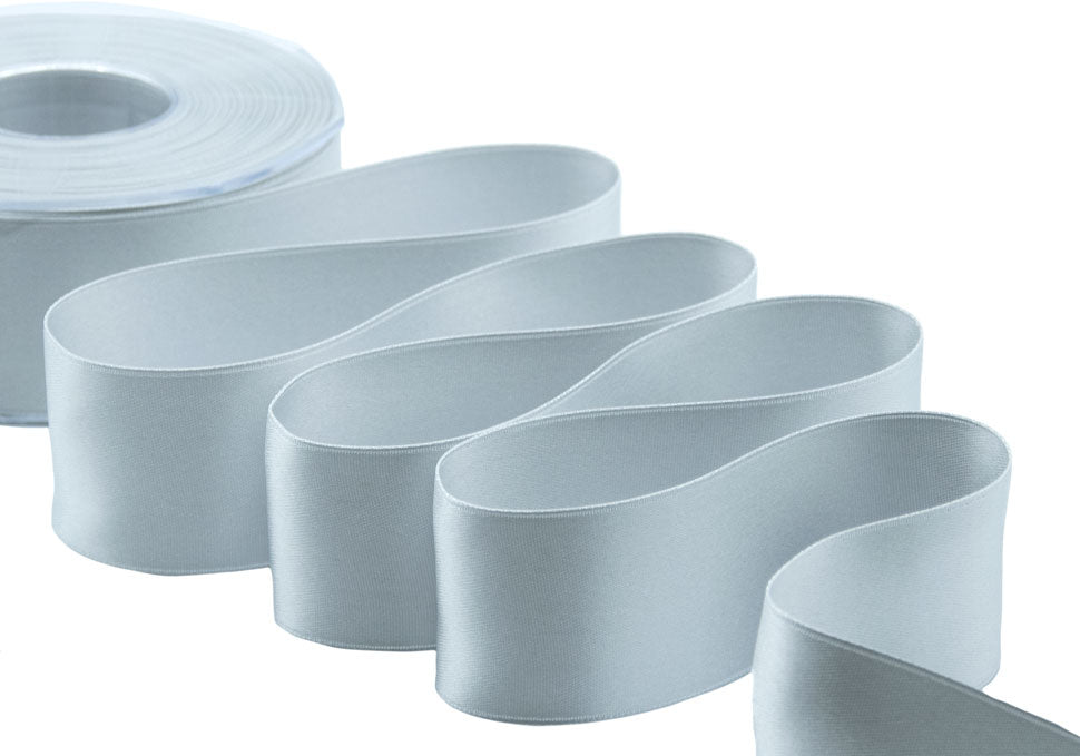 doppio raso 40 mm grigio perla