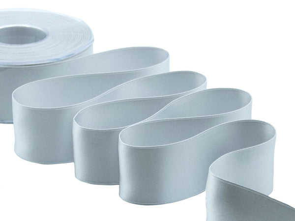 doppio raso 40 mm grigio perla