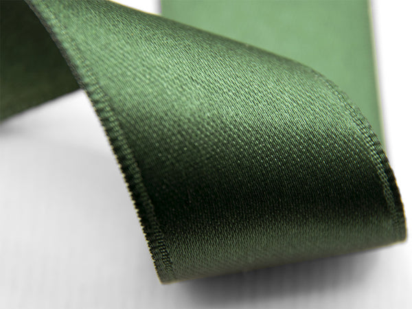 Double Satin 48mm Forest Green Side Tie