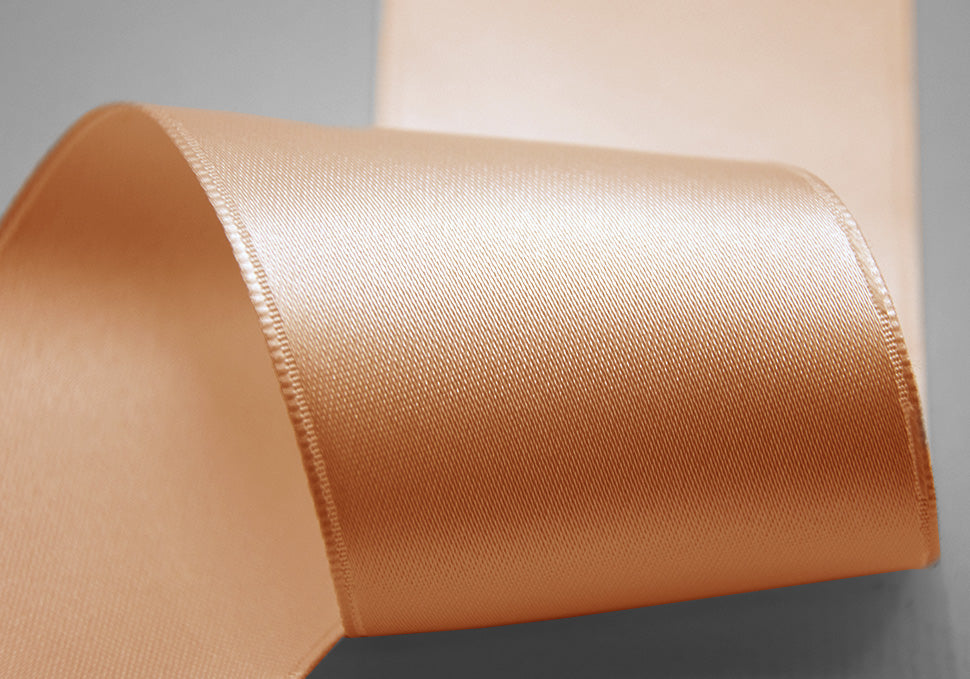 doppio raso tirante laterale 48 mm arancio albicocca