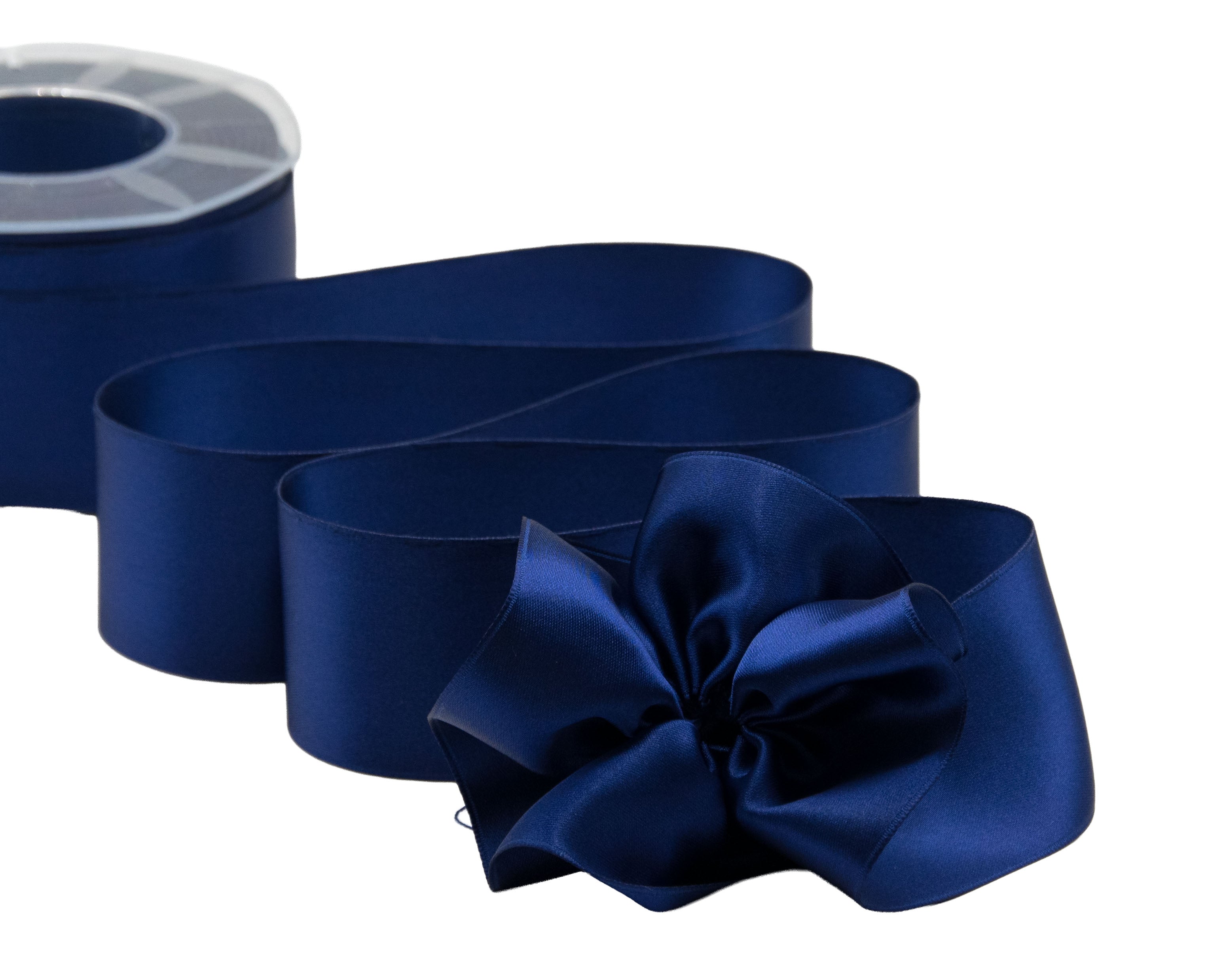 doppio raso tirante laterale 48 mm blu scuro