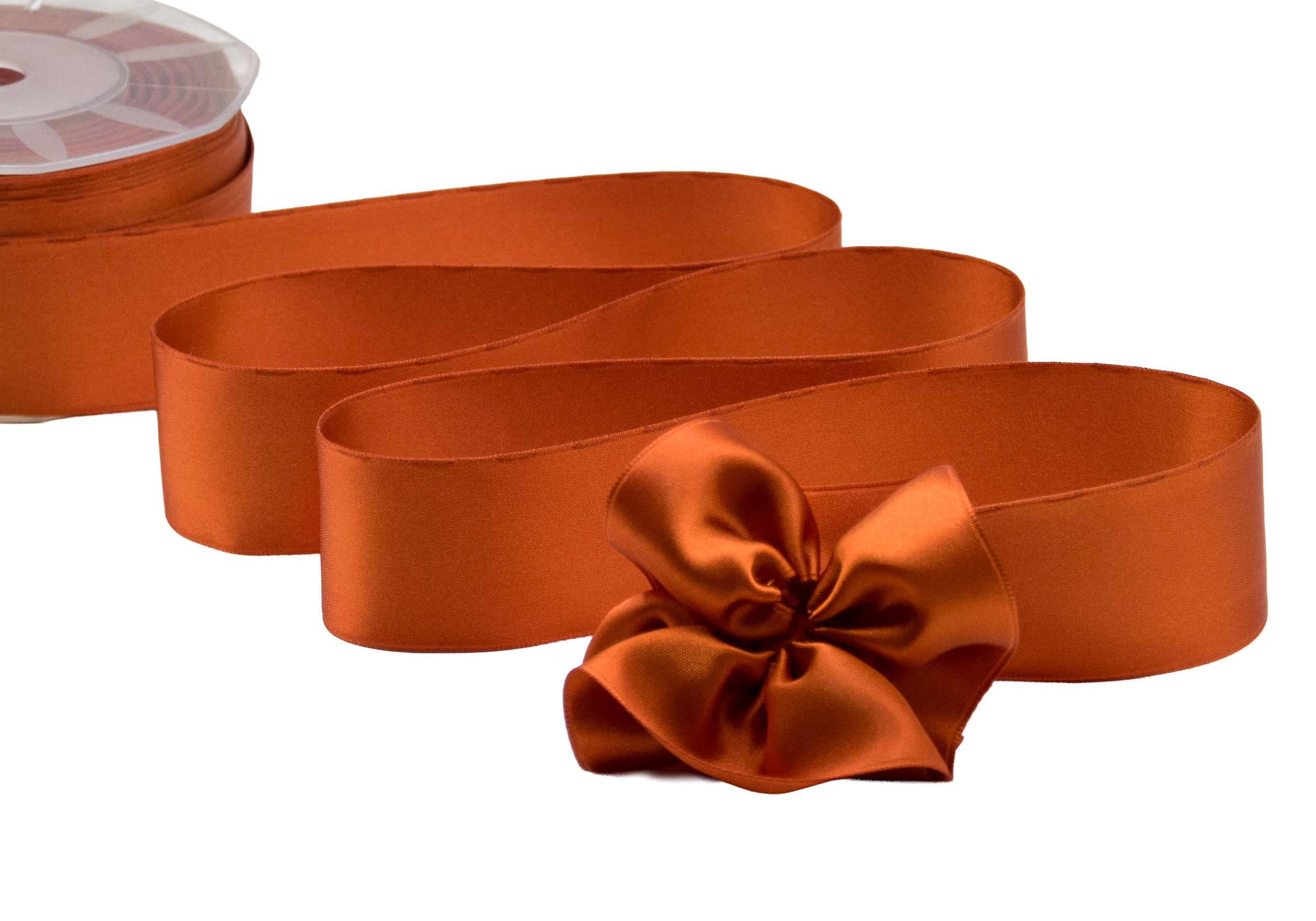 doppio raso tirante laterale 48 mm arancio scuro