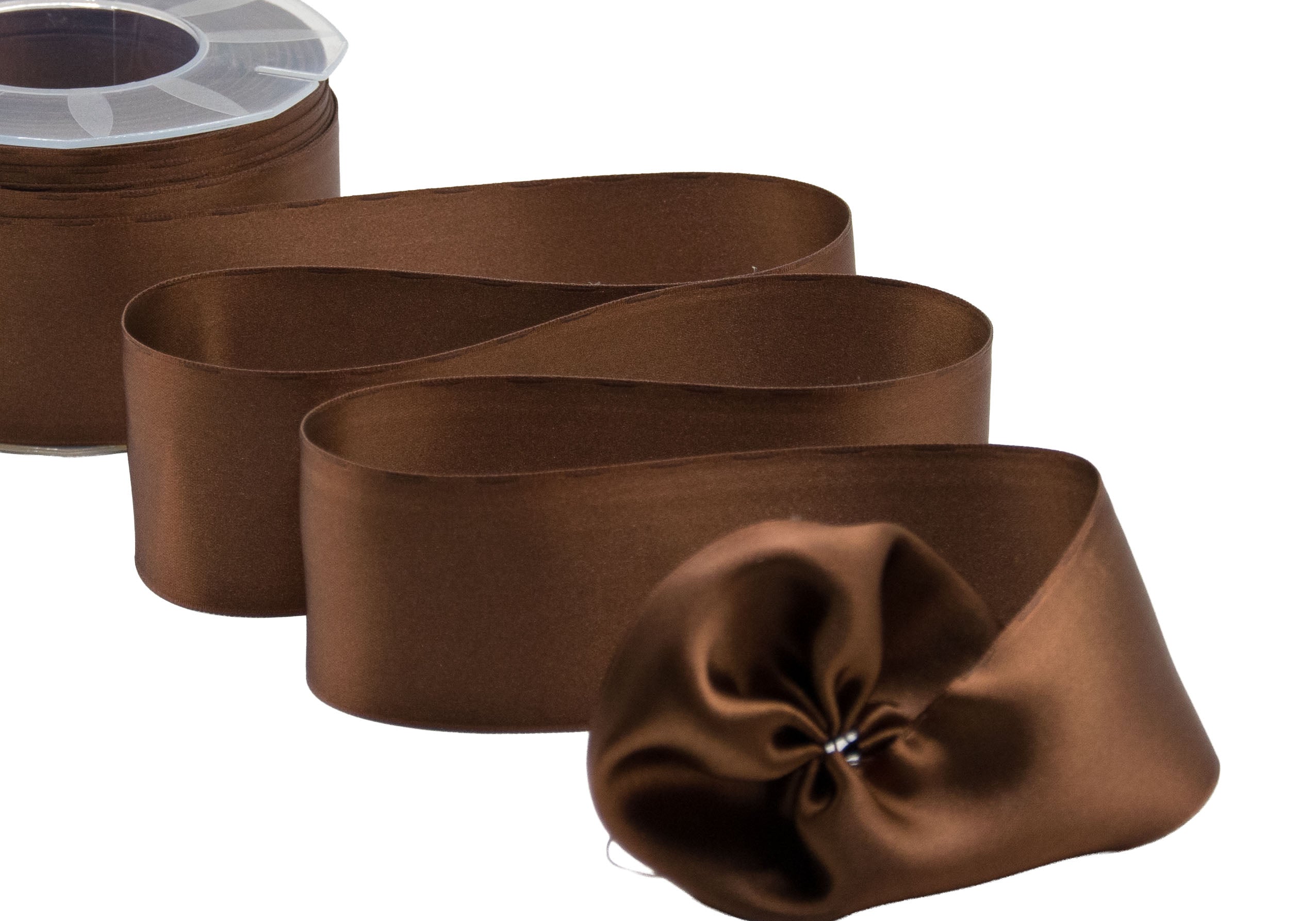 doppio raso tirante laterale 48 mm marrone