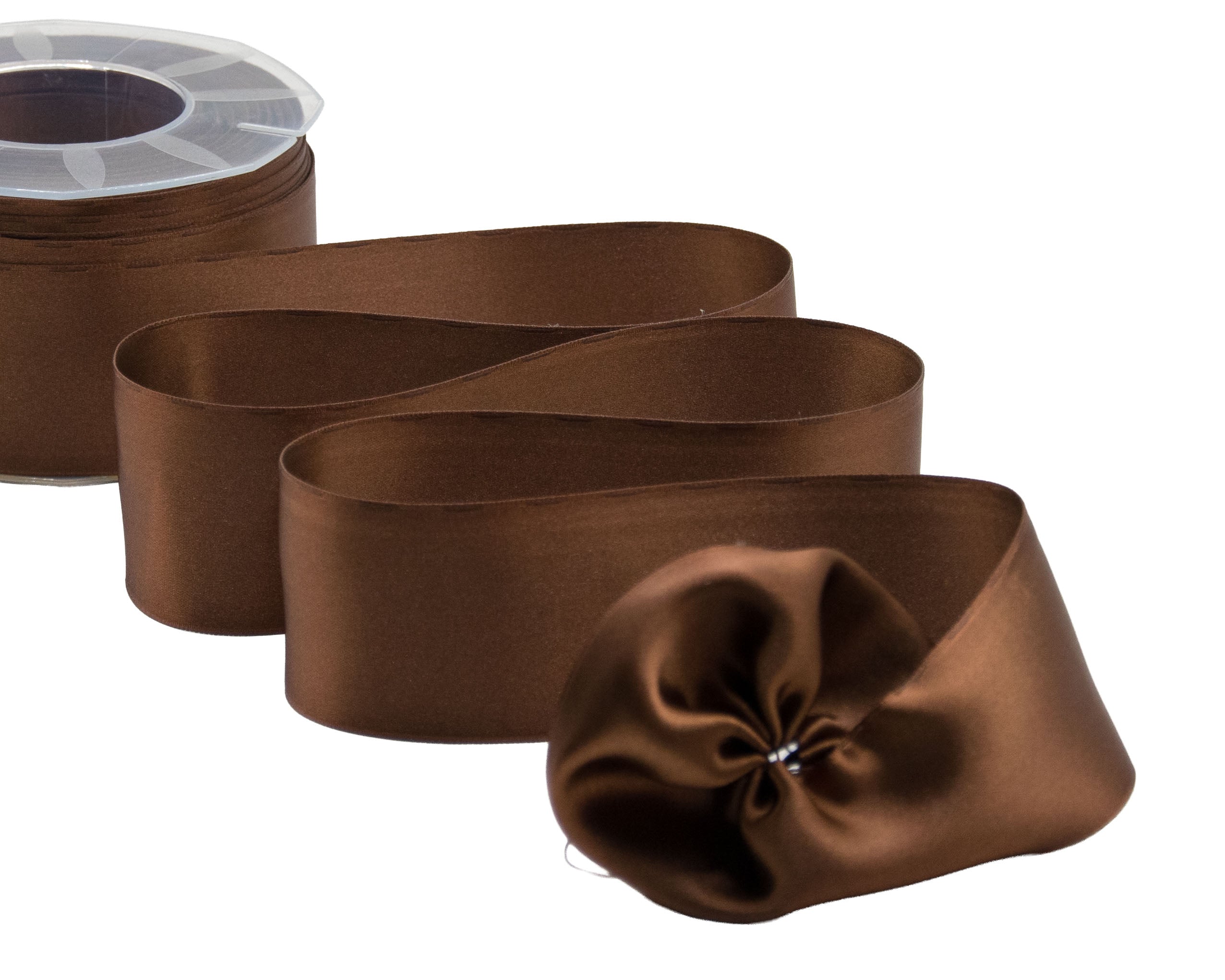 doppio raso tirante laterale 48 mm marrone