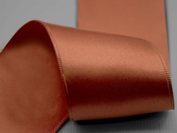 Double Satin 50mm Rust Side Tie