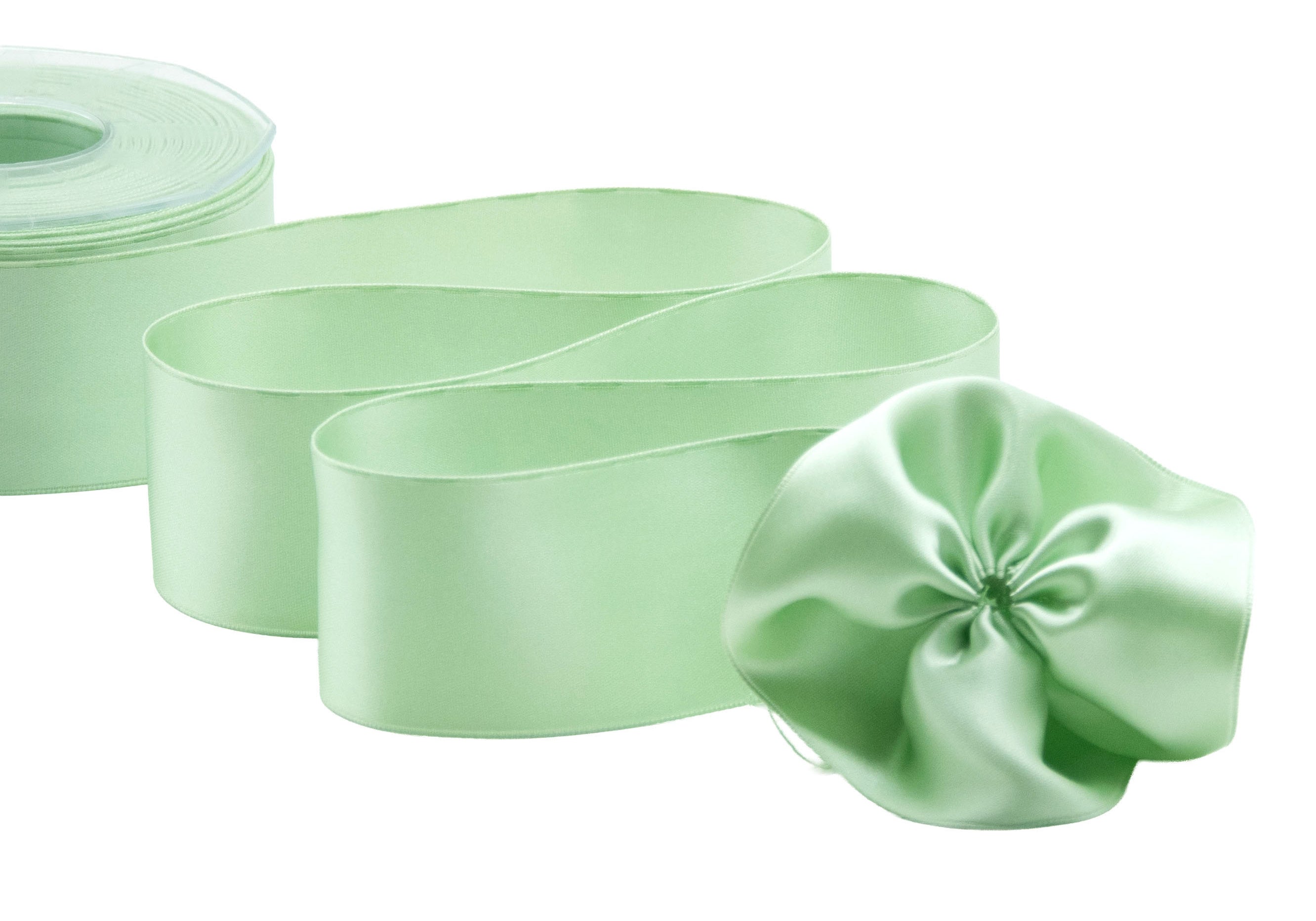 doppio raso tirante laterale 48 mm verde menta