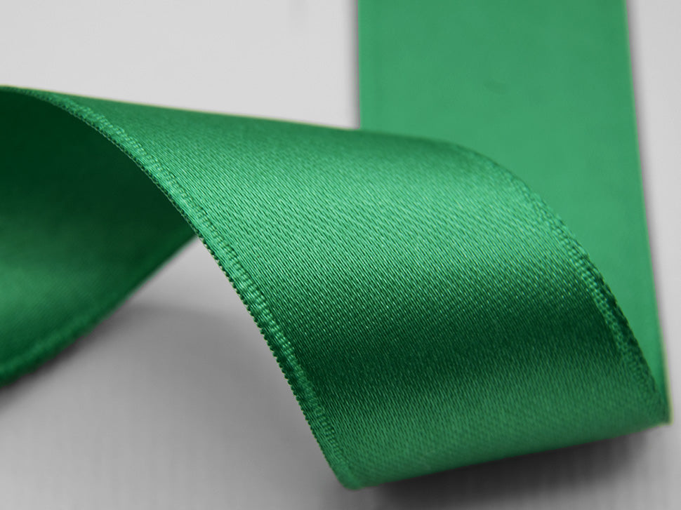 doppio raso tirante laterale 48 mm verde smeraldo