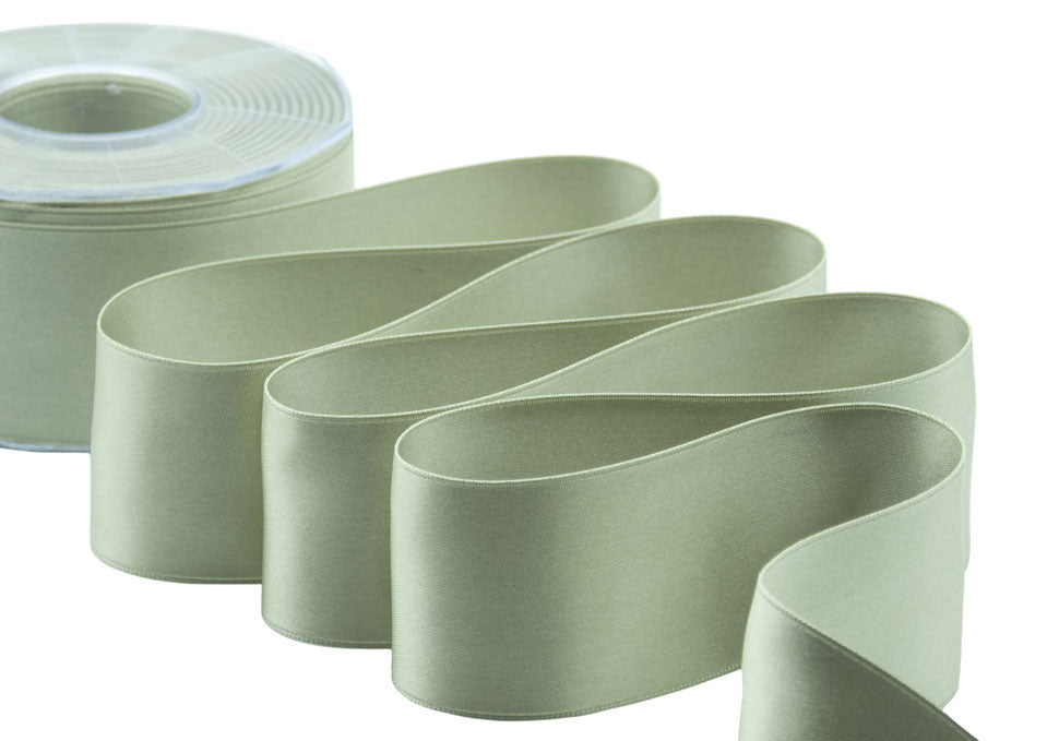 doppio raso 48 mm verde salvia