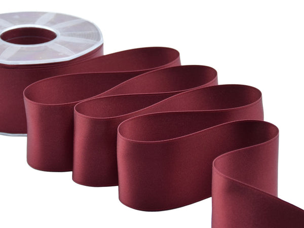 Double Satin 50mm burgundy