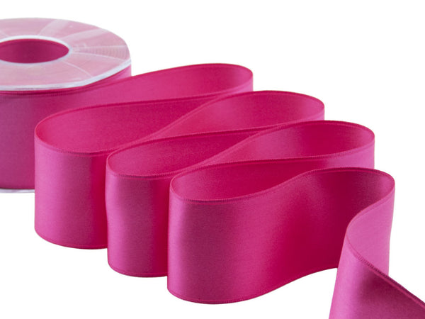 Pivoie fuxia double satin 50mm