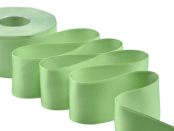 Double Satin 50mm vert pomme