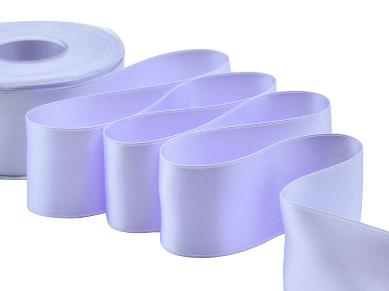 Double satin 50 mm lilas