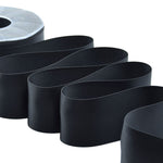 doppio raso 48 mm nero