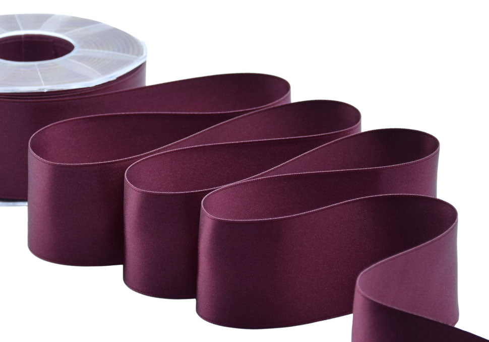 doppio raso 48 mm bordeaux scuro