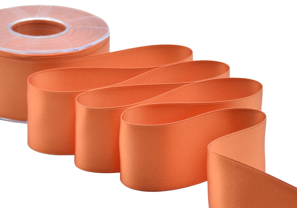 doppio raso 48 mm arancio pesca