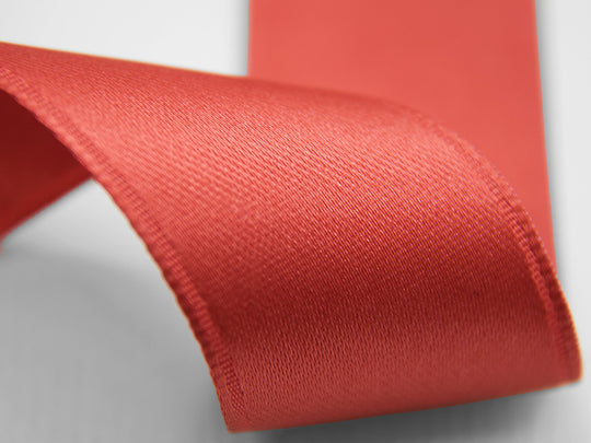 doppio raso 48 mm rosso corallo