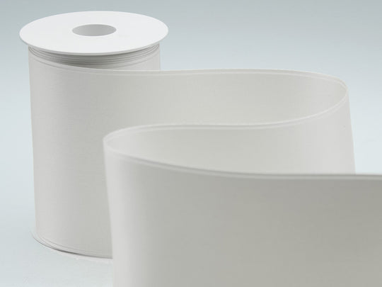 doppio raso 100 mm bianco ottico