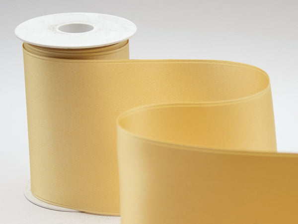 Double Satin 100mm gold yellow
