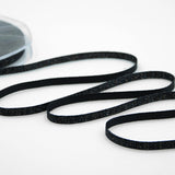 raso boutique lamè 6 mm nero