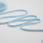 raso boutique lamè 6 mm azzurro baby