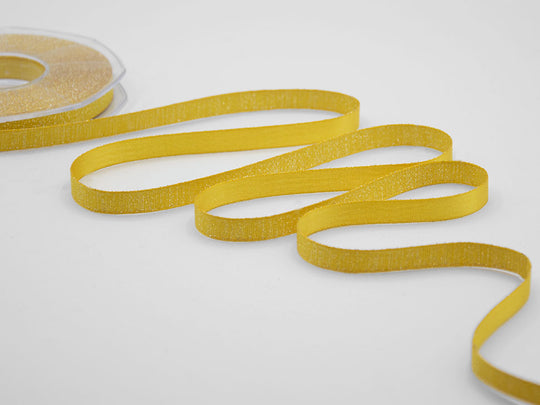 raso boutique lamè 10 mm giallo sole