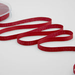 raso boutique lamè 10 mm rosso